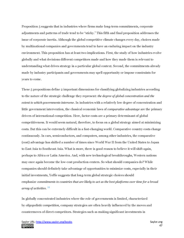 Fundamentals of Global Strategy - Page 47